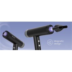 Humanas  HD-AT03 Air Touch  luxus hajszárító,  2000W 4 hőmérséklet 2 teljesítmény fokazat, LED, mágneses rögzítés