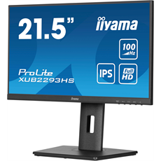 IIYAMA ProLite monitor, IPS, 21.5", 1920x1080, 16:9, 300 cd/m˛, 1ms, 1000:1, HDMI/DisplayPort/VGA,