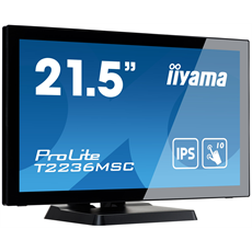IIYAMA touch IPS monitor 21.5" T2236MSC-B3, 1920x1080, 16:9, 250cd/m2, 5ms, VGA/HDMI/DP,  hangszóró