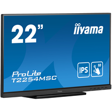 IIYAMA touch IPS monitor 21.5" T2254MSC-B1AG, 1920x1080, 16:9, 250cd/m2, 4ms, HDMI/DP/HDCP, hangszóró