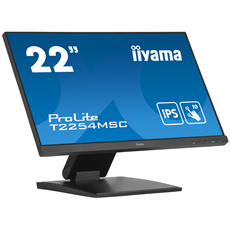 IIYAMA touch IPS monitor 21.5" T2254MSC-B1AG, 1920x1080, 16:9, 250cd/m2, 4ms, HDMI/DP/HDCP, hangszóró