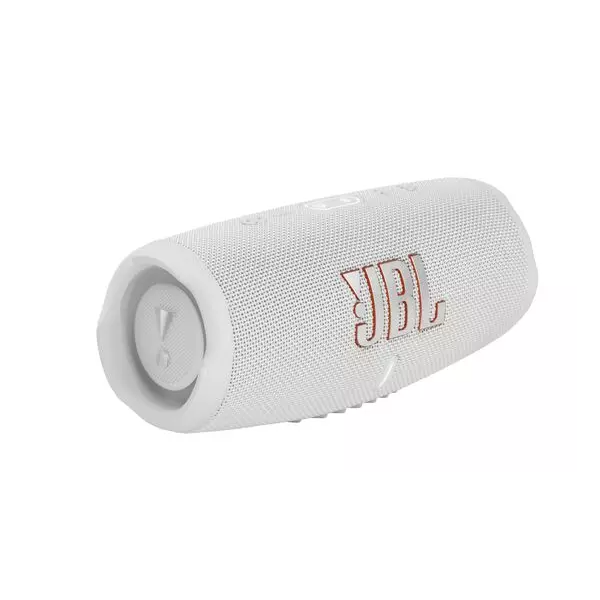 JBL Charge 5 (Hordozható, vízálló hangszóró Powerbankkal), Fehér