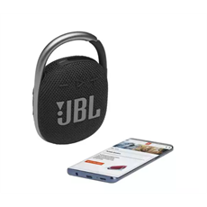 JBL Clip 4 (Hordozható, vízálló hangszóró), Fekete