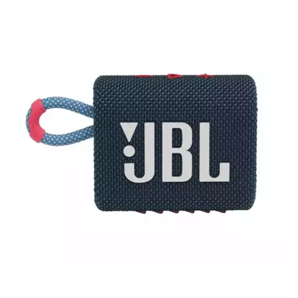 JBL Go 3 (hordozható, vízálló hangszóró), Kék/Pink