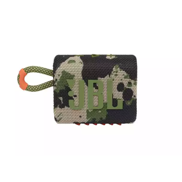 JBL GO 3 JBLGO3SQUAD, Portable Waterproof Speaker - bluetooth hangszóró, vízhatlan, terepminta