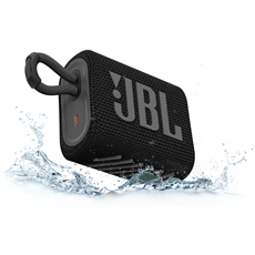 JBL Go 3 (hordozható, vízálló hangszóró), Fekete