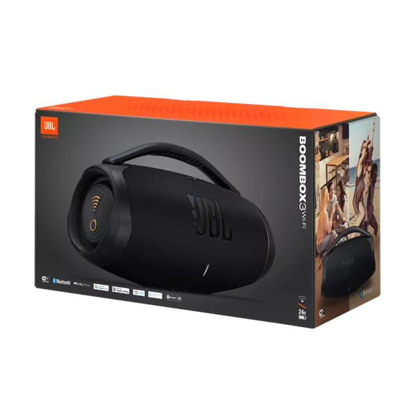 JBL JBLBoombox3WIFIBLKEP PORTABLE WI-FI SPEAKER (Hordozható WiFi&Bluetooth hangszóró), Black