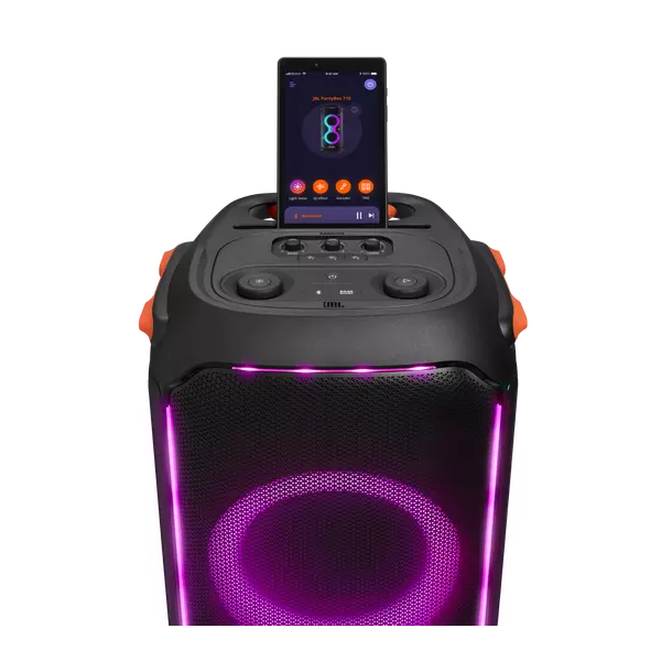 JBL Partybox 710 (Party hangszóró 800W RMS erőteljes hangzással, beépített lámpákkal és cseppálló kialakítással)