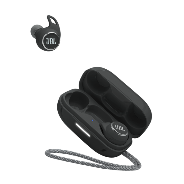 JBL Reflect Aero TWS (Vezeték nélküli sport fülhallgató), Fekete