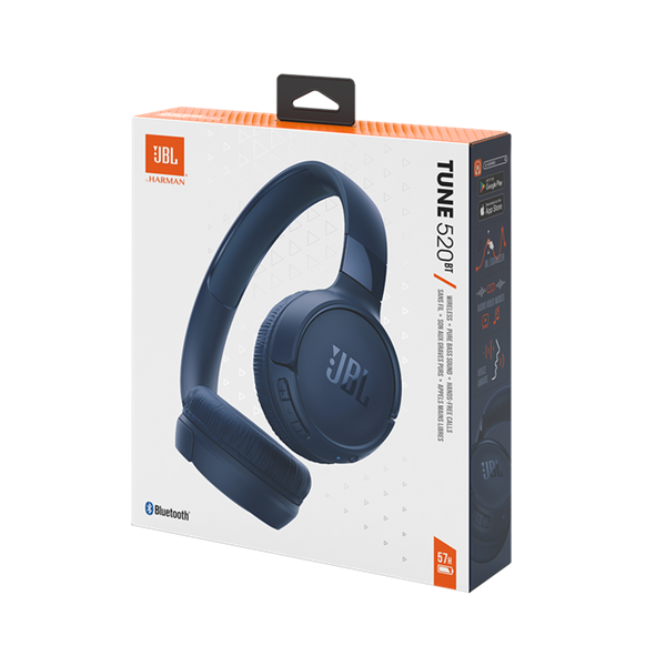 JBL Tune 520BT (vezeték nélküli fejhallgató), Kék