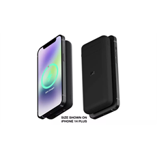 JUICE UNIVERZÁLIS HORDOZHATÓ, ASZTALI AKKUMULÁTOR TÖLTŐ - ECO 7 MAGTEC POWER BANK - USB + TYPE-C - 20.000 MAH - FEKETE