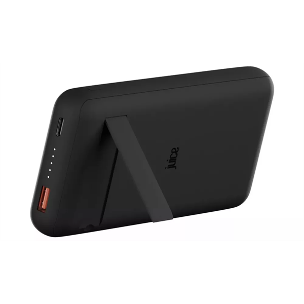 JUICE UNIVERZÁLIS HORDOZHATÓ, ASZTALI AKKUMULÁTOR TÖLTŐ - ECO 7 MAGTEC POWER BANK - USB + TYPE-C - 20.000 MAH - FEKETE