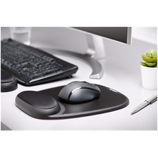 KENSINGTON Egéralátét csuklótámasszal (Comfort Gel Mouse Pad — Black)