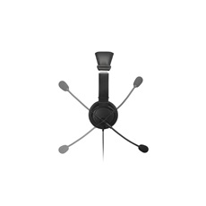 KENSINGTON Fejhallgató mikrofonnal (HiFi Headphones with Mic and Volume Control Buttons 3.5mm)