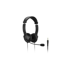 KENSINGTON Fejhallgató mikrofonnal (HiFi Headphones with Mic and Volume Control Buttons 3.5mm)