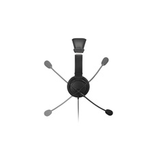 KENSINGTON Fejhallgató mikrofonnal (HiFi USB Headphones with Mic and Volume Control Buttons USB-A)