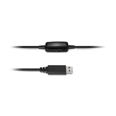 KENSINGTON Fejhallgató mikrofonnal (HiFi USB Headphones with Mic and Volume Control Buttons USB-A)