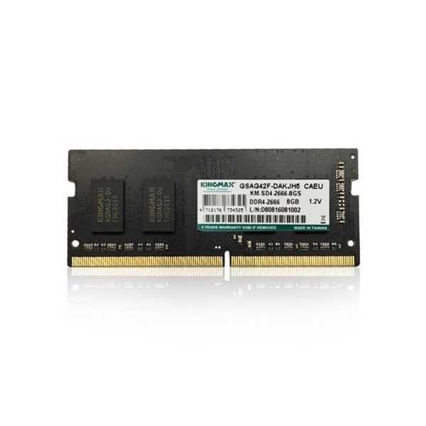 KINGMAX NB Memória DDR4 8GB 2666MHz, 1.2V, CL19