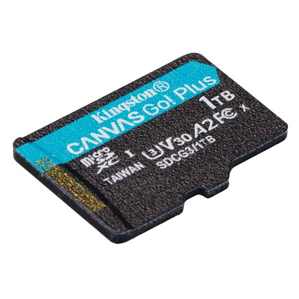 KINGSTON Memóriakártya MicroSDXC 1TB Canvas Go Plus 170R A2 U3 V30 Adapter nélkül