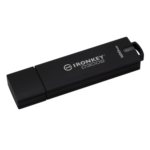 KINGSTON Pendrive 128GB, IronKey D300S AES 256 XTS, Serialized