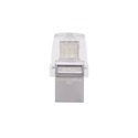 KINGSTON Pendrive 64GB, DT MicroDuo 3C USB 3.1 + Type-C (100/15)