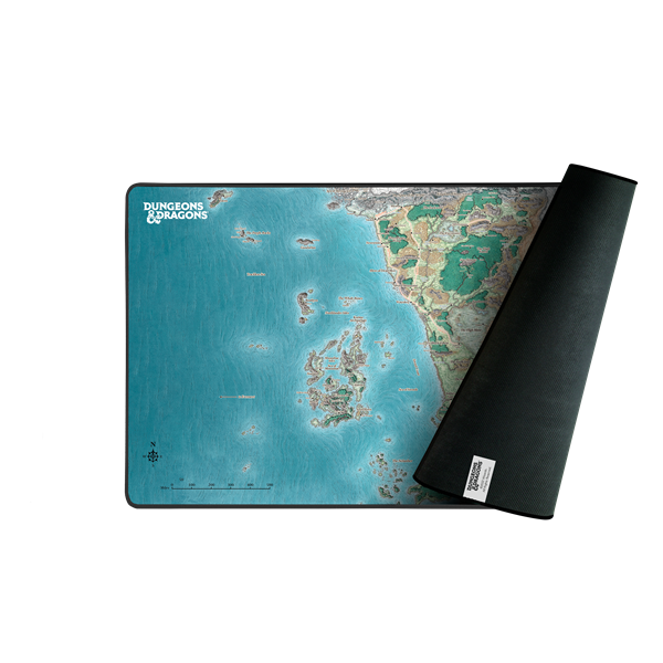 KONIX - DUNGEONS & DRAGONS "Faerun" Gaming Egérpad 800x460mm, Mintás