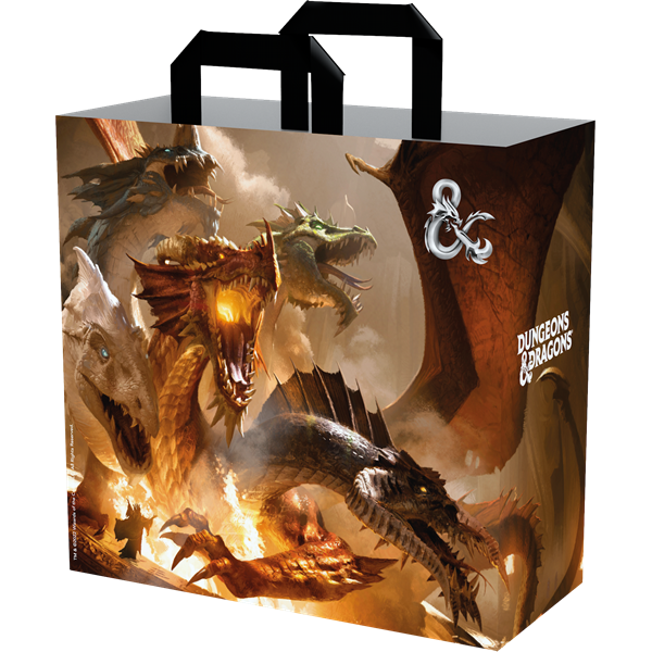 KONIX - DUNGEONS & DRAGONS "Flying Dragon" Bevásárló táska, Mintás