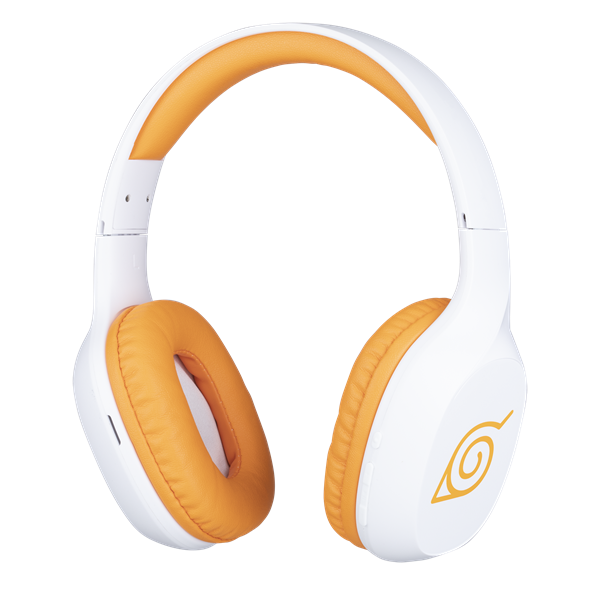 KONIX - NARUTO "Naruto" 2.0 Fejhallgató Vezeték Nélküli Bluetooth Gaming Stereo, Fehér-mintás