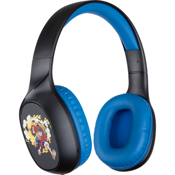 KONIX - ONE PIECE 2.0 Fejhallgató Vezeték Nélküli Bluetooth Gaming Stereo, Mikrofon, Fekete-Kék