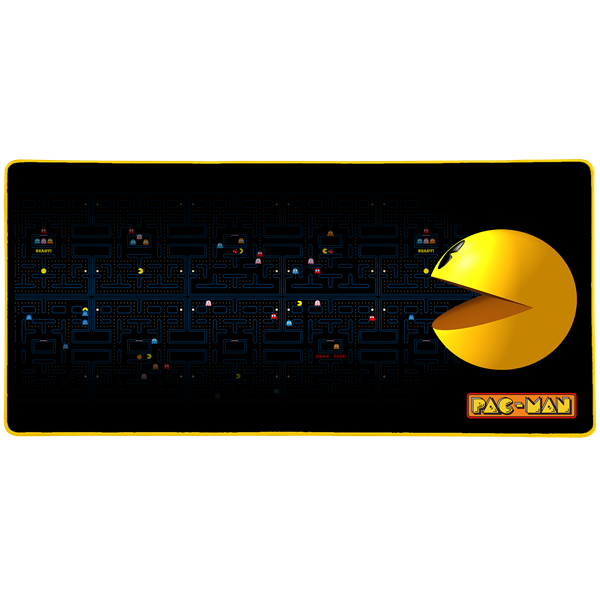 KONIX - PAC-MAN XXL Gaming Egérpad 90x465x90mm, Mintás