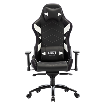 L33T Gaming Elite V4 Gamer szék (PU) Fekete - Fehér