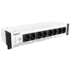 LEGRAND 19" szünetmentes elosztósor KEOR PDU 800 VA 480 W BEM: C14 aljzat + C13-SCH kábel KIM: 8xSchuko USB-B kommunikác