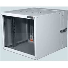 LEGRAND hálózati rack szekrény, 19`  7U SZÉL: 600 MÉLY: 450 MAG: 405 szürke egyrészes, üvegajtós készre szerelt MAX: 65