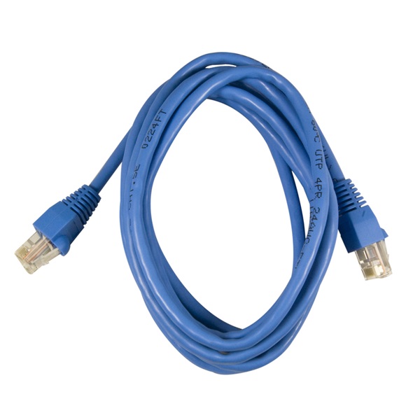 LEGRAND patch kábel RJ45-RJ45 Cat6 árnyékolatlan (U/UTP) PVC 0,5 méter kék d: 6mm AWG24 LCS3