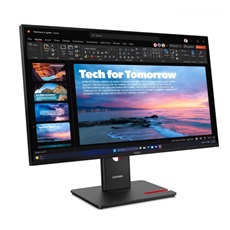 LENOVO Monitor - ThinkVision T27QD-40; 27" QHD 2560x1440 IPS, 16:9, 1500:1, 350cm/m2, 4ms, USB A-C, HDMI, DP, RJ45.