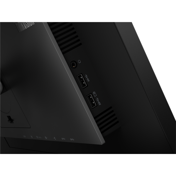 LENOVO Monitor ThinkVision P24h-2L; 23,8" QHD 2560x1440 IPS 60Hz, 16:9, 1000:1, 300cd/m2, 4ms, VESA, HDMI, DP, DP USB-C