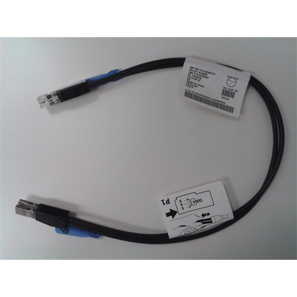 LENOVO storage ACC - kábel, külső Mini-SAS HD/Mini-SAS HD 2M (host SFF-8644 to target SFF-8644, (szerver és tároló közé)