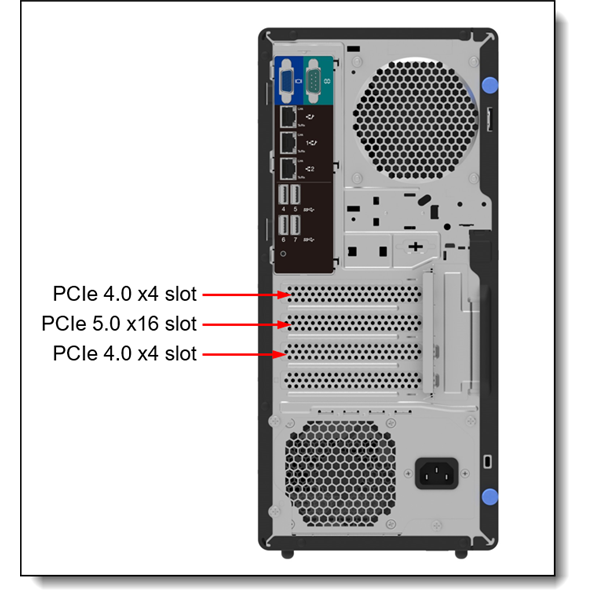LENOVO torony szerver - ST50 V3 (3.5"), 4C E-2414 2.6Ghz, 1x16GB, 2x 960GB RI SSD, SW RAID, XCC2: Std, 500W.