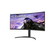 LG Ívelt Gaming 160Hz VA monitor 34" 34WP65CP, 3440x1440, 21:9, 300cd/m2, 1ms, 2xHDMI/DisplayPort, hangszóró