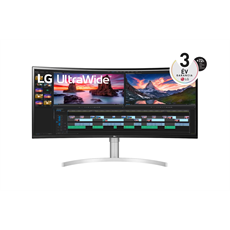 LG Nano IPS monitor 37.5" 38WN95CP, 3840x1600, 21:9, 450cd/m2, 1ms, 2xHDMI/DisplayPort/Thunderbolt/2xUSB, hangszóró