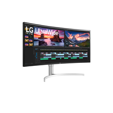 LG Nano IPS monitor 37.5" 38WN95CP, 3840x1600, 21:9, 450cd/m2, 1ms, 2xHDMI/DisplayPort/Thunderbolt/2xUSB, hangszóró