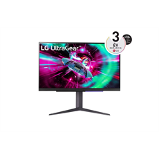 LG Gaming 144Hz IPS monitor 31.5" 32GR93U, 3840x2160, 16:9, 400cd/m2, 1ms, 2xHDMI/DisplayPort/3xUSB, Pivot