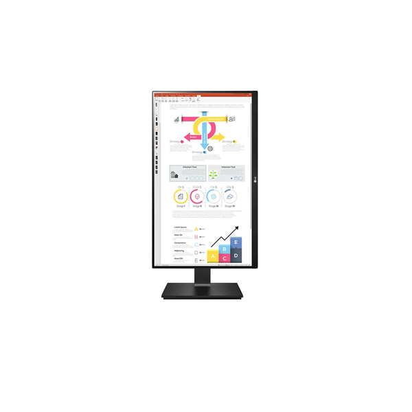 LG IPS monitor 23.8" 24QP750P, 2560x1440, 16:9, 300cd/m2, 5ms, HDMI/DisplayPort/USB-C/2xUSB, Pivot