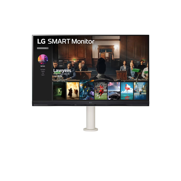 LG VA monitor 31.5" 32SQ780S, 3840x2160, 16:9, 250cd/m2, 5ms, 2xHDMI/USB-C/2xUSB, Pivot, hangszóró