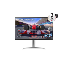 LG VA monitor 31.5" 32UQ750P, 3840x2160, 16:9, 400cd/m2, 4ms, 2xHDMI/DisplayPort/USB-C/2xUSB, Pivot, hangszóró