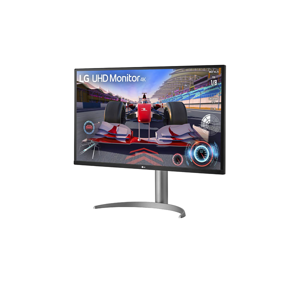 LG VA monitor 31.5" 32UQ750P, 3840x2160, 16:9, 400cd/m2, 4ms, 2xHDMI/DisplayPort/USB-C/2xUSB, Pivot, hangszóró