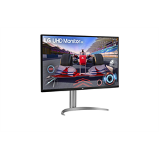 LG VA monitor 31.5" 32UQ750P, 3840x2160, 16:9, 400cd/m2, 4ms, 2xHDMI/DisplayPort/USB-C/2xUSB, Pivot, hangszóró