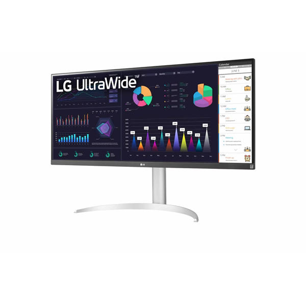 LG IPS monitor 34" 34WQ650, 2560x1080, 21:9, 400cd/m2, 5ms, HDMI/DisplayPort/USB-C, hangszóró