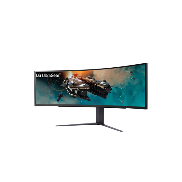 LG Ívelt Gaming 240Hz VA monitor 49" 49GR85DC, 5120x1440, 32:9, 450cd/m2, 1ms, 2xHDMI/DisplayPort/3xUSB