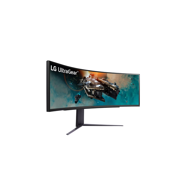 LG Ívelt Gaming 240Hz VA monitor 49" 49GR85DC, 5120x1440, 32:9, 450cd/m2, 1ms, 2xHDMI/DisplayPort/3xUSB